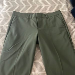 Gap Sage Green slim stretch cropped Chino